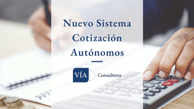 Nuevo Sistema cotización autónomos