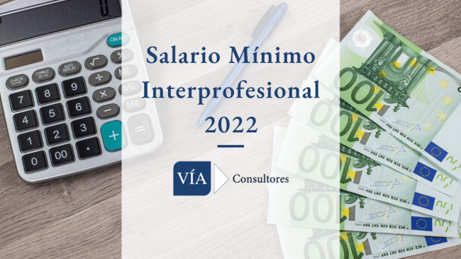 Subida del Salario Mínimo Interprofesional 2022 - SMI